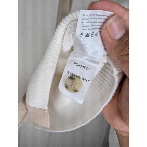 Faherty Mikki Cardigan White - Picture 7 of 11